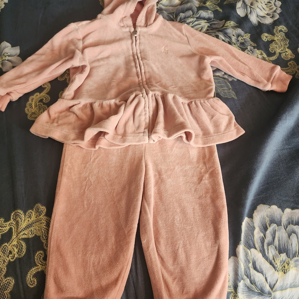 Polo by Ralph Lauren Pink Kids Matching Set